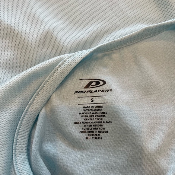 5 FOR $20 Pro Player Baby Blue Athletic Cutout Top Women's sz Small - Picture 4 of 6